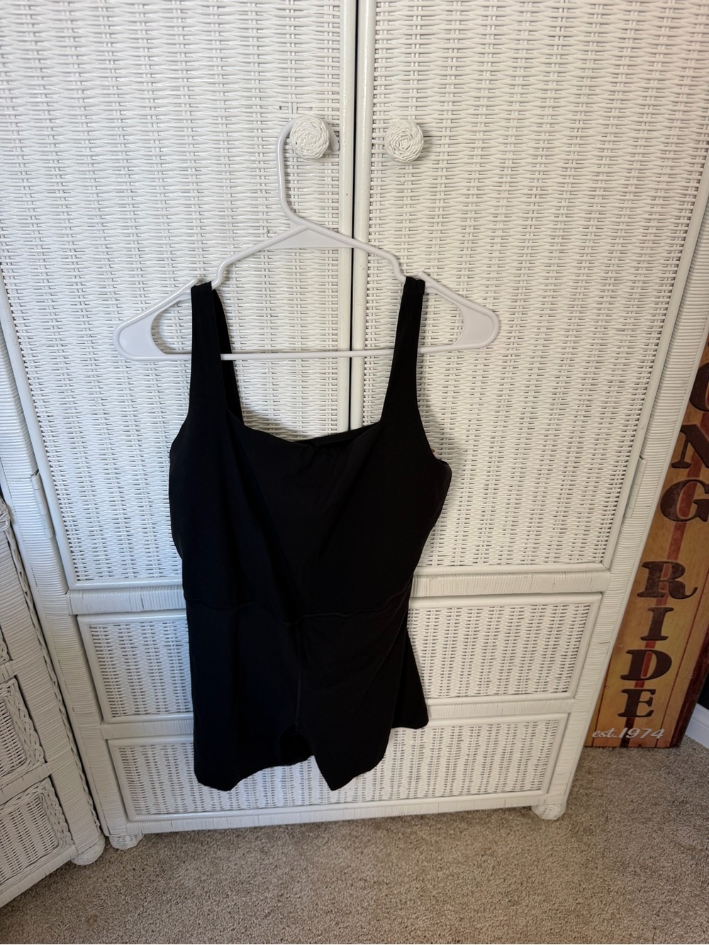 Black Women's Tank Top Romper